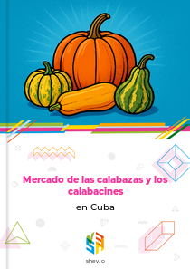 Mercado de las calabazas y los calabacines en Cuba