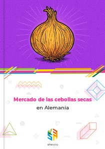 Mercado de las cebollas secas en Alemania