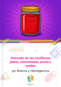 Mercado de las confituras, jaleas, mermeladas, purés y pastas en Bosnia y Herzegovina