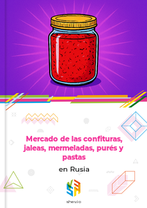 Mercado de las confituras, jaleas, mermeladas, purés y pastas en Rusia