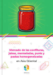 Mercado de las confituras, jaleas, mermeladas, purés y pastas homogeneizadas en Asia Oriental