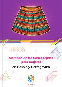 Mercado de las faldas tejidas para mujeres en Bosnia y Herzegovina