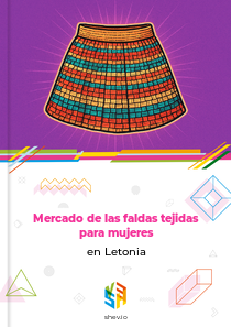Mercado de las faldas tejidas para mujeres en Letonia