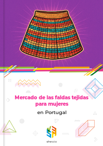 Mercado de las faldas tejidas para mujeres en Portugal