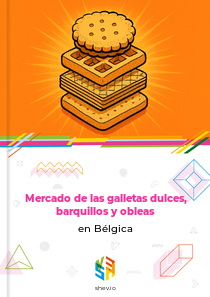 Mercado de las galletas dulces, barquillos y obleas en Bélgica