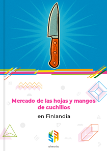 Mercado de las hojas y mangos de cuchillos en Finlandia