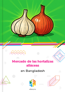 Mercado de las hortalizas aliáceas en Bangladesh