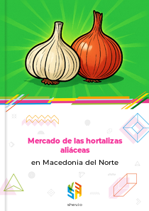 Mercado de las hortalizas aliáceas en Macedonia del Norte