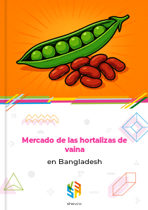 Mercado de las hortalizas de vaina en Bangladesh