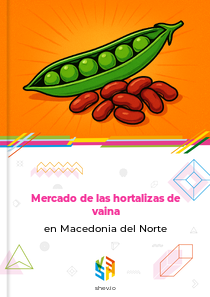 Mercado de las hortalizas de vaina en Macedonia del Norte