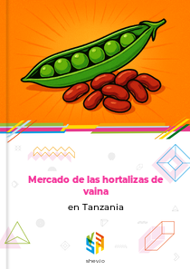 Mercado de las hortalizas de vaina en Tanzania