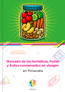 Mercado de las hortalizas, frutas y frutos conservados en vinagre en Finlandia