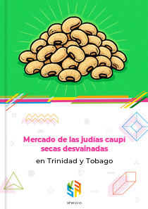 Mercado de las judías caupí secas desvainadas en Trinidad y Tobago