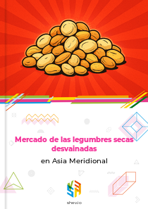 Mercado de las legumbres secas desvainadas en Asia Meridional