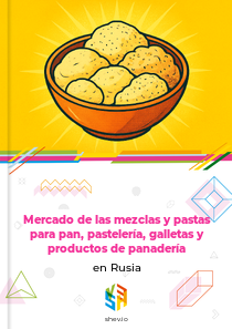 Mercado de las mezclas y pastas para pan, pastelería, galletas y productos de panadería en Rusia