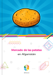 Mercado de las patatas en Afganistán