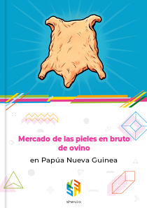 Mercado de las pieles en bruto de ovino en Papúa Nueva Guinea