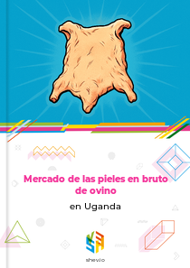 Mercado de las pieles en bruto de ovino en Uganda