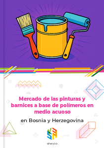 Mercado de las pinturas y barnices a base de polímeros en medio acuoso en Bosnia y Herzegovina