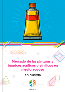 Mercado de las pinturas y barnices acrílicos o vinílicos en medio acuoso en Austria
