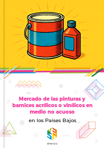 Mercado de las pinturas y barnices acrílicos o vinílicos en medio no acuoso en los Países Bajos