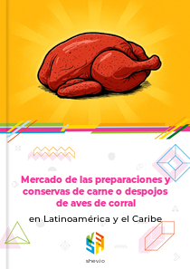 Mercado de las preparaciones y conservas de carne o despojos de aves de corral en Latinoamérica y el Caribe