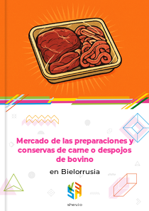 Mercado de las preparaciones y conservas de carne o despojos de bovino en Bielorrusia