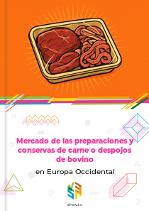 Mercado de las preparaciones y conservas de carne o despojos de bovino en Europa Occidental