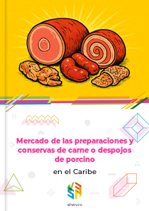 Mercado de las preparaciones y conservas de carne o despojos de porcino en el Caribe