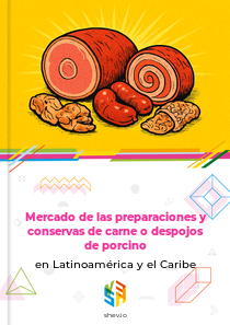 Mercado de las preparaciones y conservas de carne o despojos de porcino en Latinoamérica y el Caribe