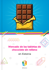 Mercado de las tabletas de chocolate sin relleno en Estonia