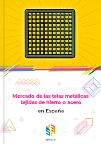 Mercado de las telas metálicas tejidas de hierro o acero en España