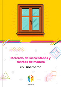 Mercado de las ventanas y marcos de madera en Dinamarca