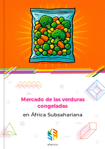 Mercado de las verduras congeladas en África Subsahariana