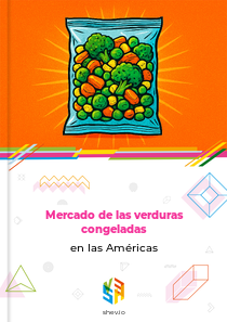 Mercado de las verduras congeladas en las Américas