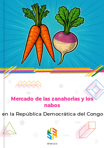 Mercado de las zanahorias y los nabos en la República Democrática del Congo