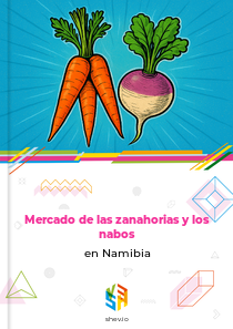 Mercado de las zanahorias y los nabos en Namibia