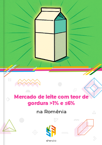 Mercado de leite com teor de gordura >1% e ≤6% na Romênia