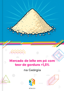 Mercado de leite em pó com teor de gordura >1,5% na Geórgia