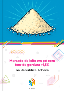 Mercado de leite em pó com teor de gordura >1,5% na República Tcheca