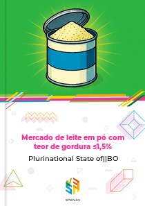 Mercado de leite em pó com teor de gordura ≤1,5% Plurinational State of||BO