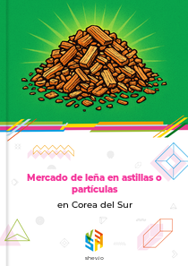 Mercado de leña en astillas o partículas en Corea del Sur