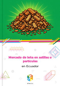 Mercado de leña en astillas o partículas en Ecuador