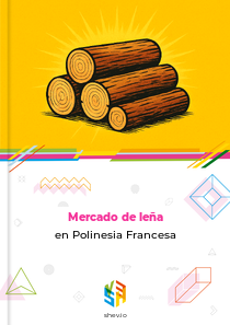 Mercado de leña en Polinesia Francesa