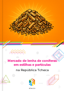 Mercado de lenha de coníferas em estilhas e partículas na República Tcheca