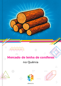 Mercado de lenha de coníferas no Quênia