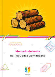 Mercado de lenha na República Dominicana