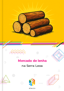 Mercado de lenha na Serra Leoa