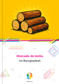 Mercado de lenha no Bangladesh