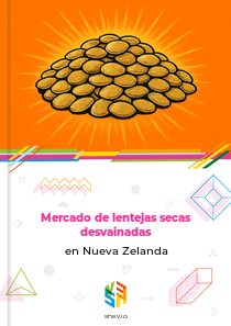 Mercado de lentejas secas desvainadas en Nueva Zelanda